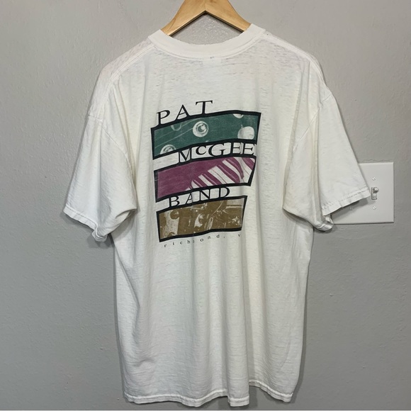Vintage Pat McGee White Band Tee Rock Music‎ XL - Picture 1 of 7